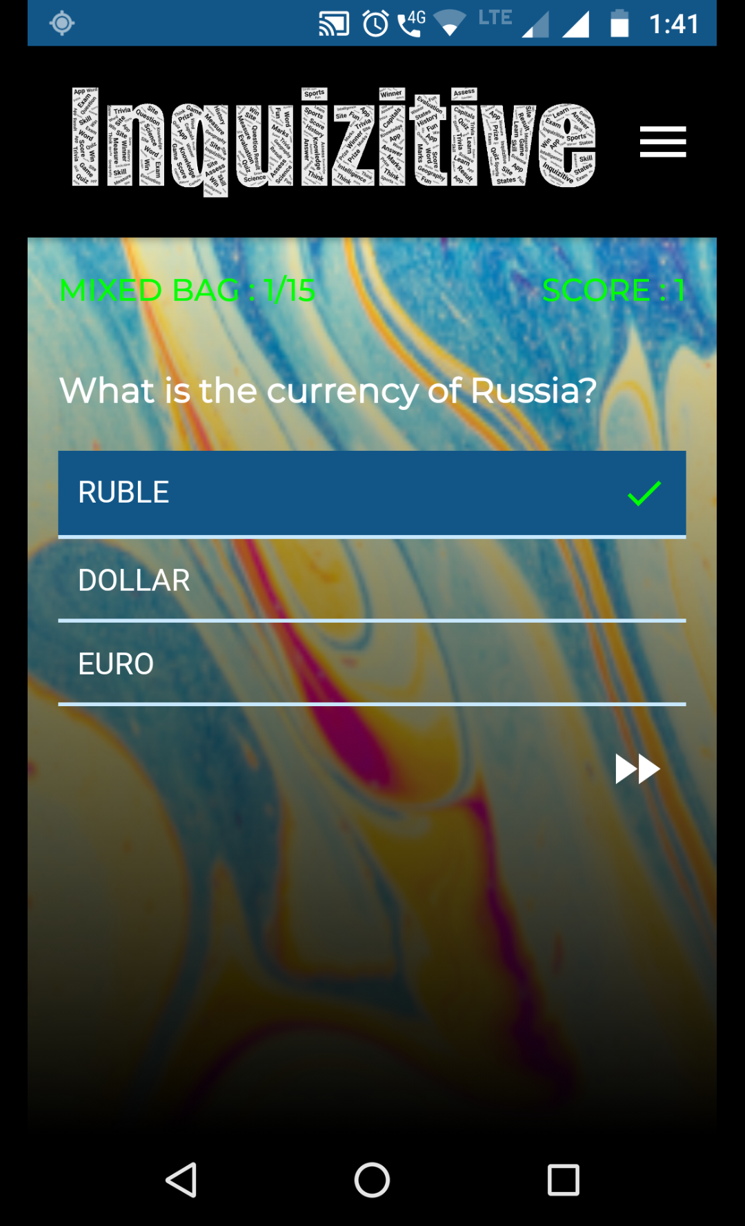 Quiz Screen